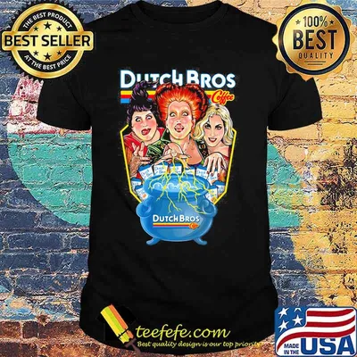 Halloween hocus pocus witch dutch bros shirt