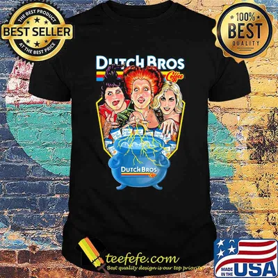 Halloween hocus pocus witch dutch bros shirt