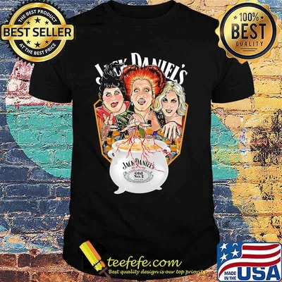 Halloween hocus pocus witch jack daniels shirt