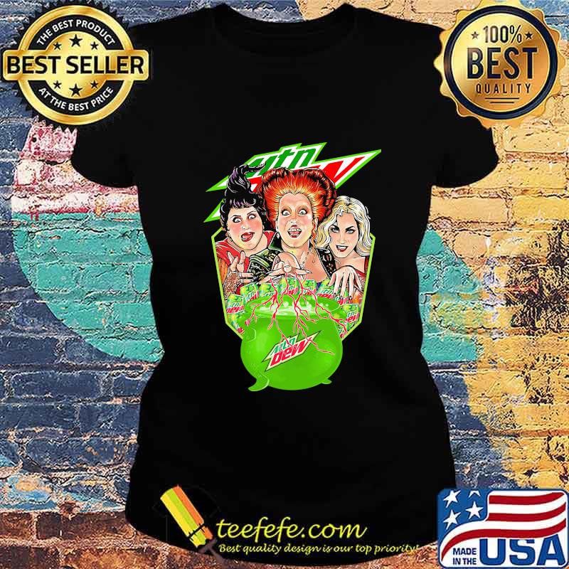Halloween hocus pocus witch mountain dew s Ladies tee Halloween hocus pocus witch mountain dew s Ladies tee