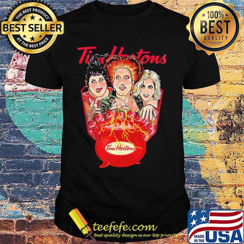Halloween hocus pocus witch tim hortons shirt