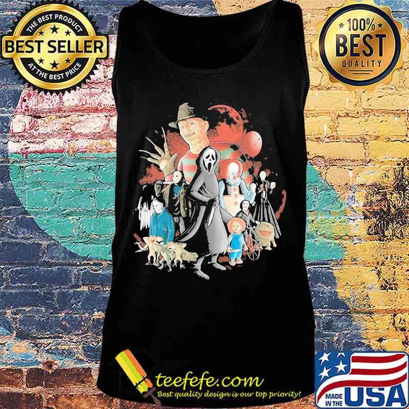 Halloween horror characters and the death s Tank top Halloween horror characters and the death s Tank top