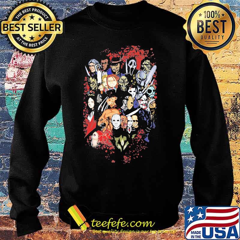 Halloween horror characters blood s Sweater Halloween horror characters blood s Sweater