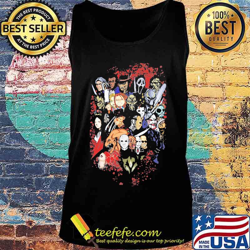 Halloween horror characters blood s Tank top Halloween horror characters blood s Tank top
