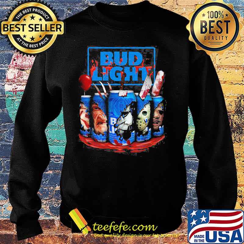 Halloween horror characters bud light beer s Sweater Halloween horror characters bud light beer s Sweater