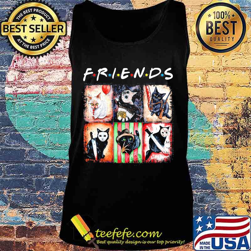 Halloween horror characters cats friends s Tank top Halloween horror characters cats friends s Tank top