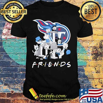 Halloween horror characters cats tennessee titans friends shirt