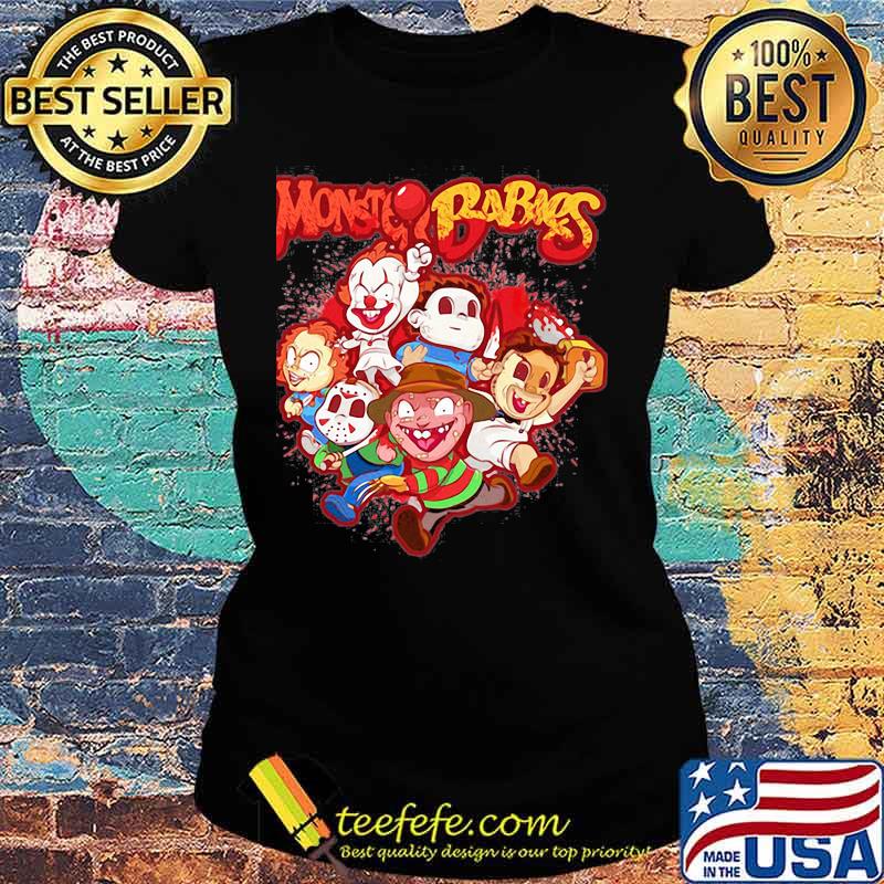 Halloween horror characters chibi monster babnes s Ladies tee Halloween horror characters chibi monster babnes s Ladies tee