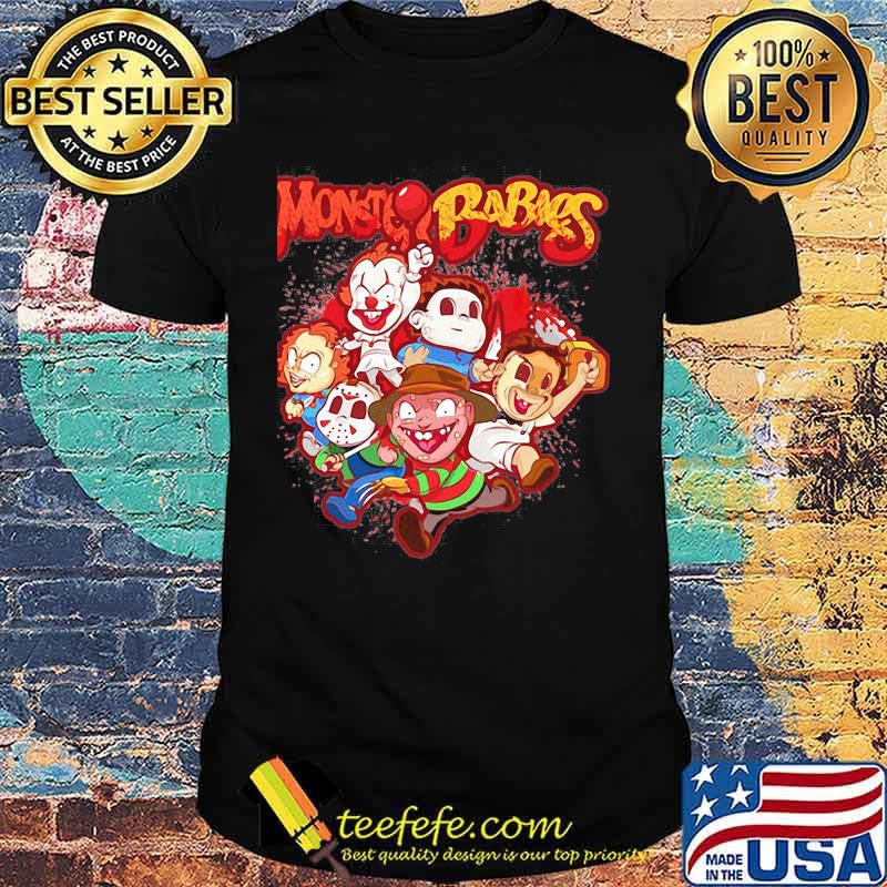Halloween horror characters chibi monster babnes shirt Halloween horror characters chibi monster babnes shirt