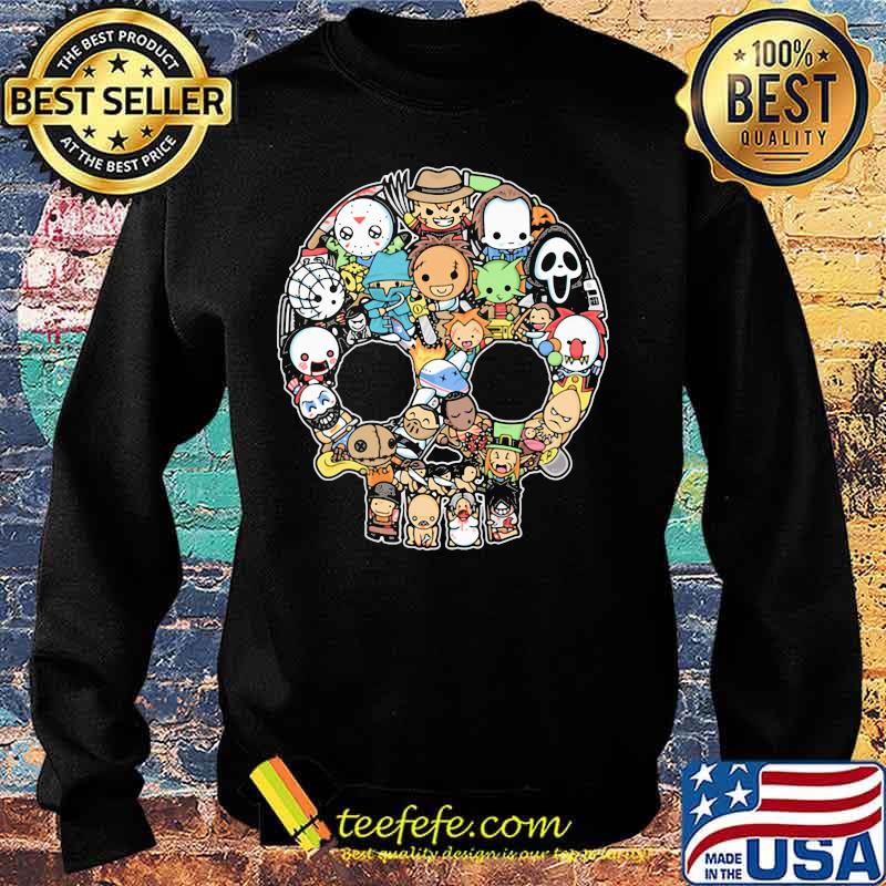 Halloween horror characters chibi skull s Sweater Halloween horror characters chibi skull s Sweater