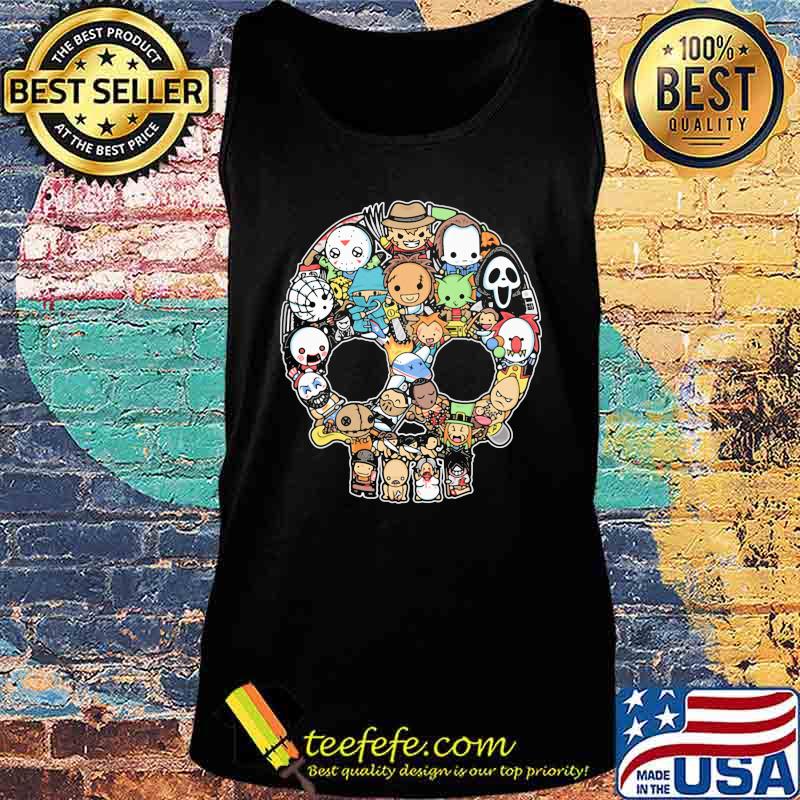 Halloween horror characters chibi skull s Tank top Halloween horror characters chibi skull s Tank top