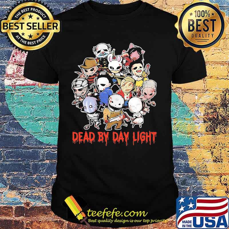 Halloween horror characters dead by day light black shirt