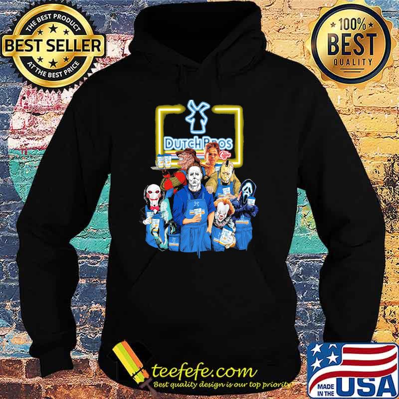 Halloween horror characters drinking dutch bros s Hoodie Halloween horror characters drinking dutch bros s Hoodie