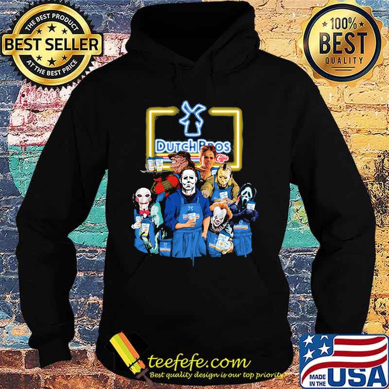 Halloween horror characters drinking dutch bros s Hoodie Halloween horror characters drinking dutch bros s Hoodie