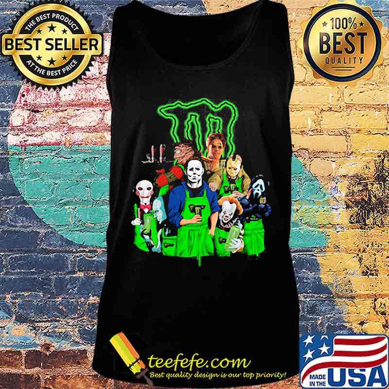 Halloween horror characters drinking monster s Tank top Halloween horror characters drinking monster s Tank top