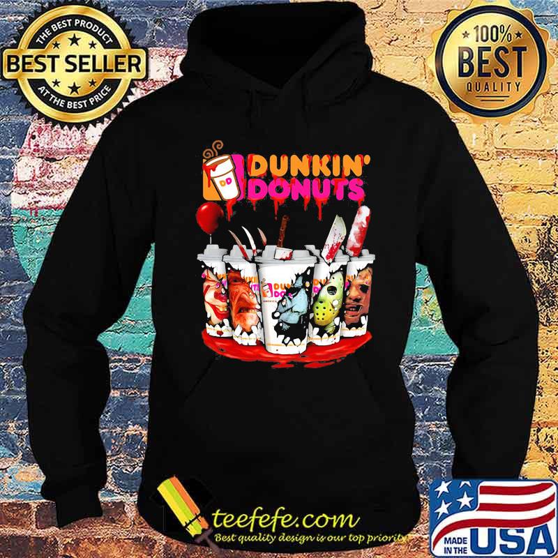 Halloween horror characters dunkin donuts s Hoodie Halloween horror characters dunkin donuts s Hoodie