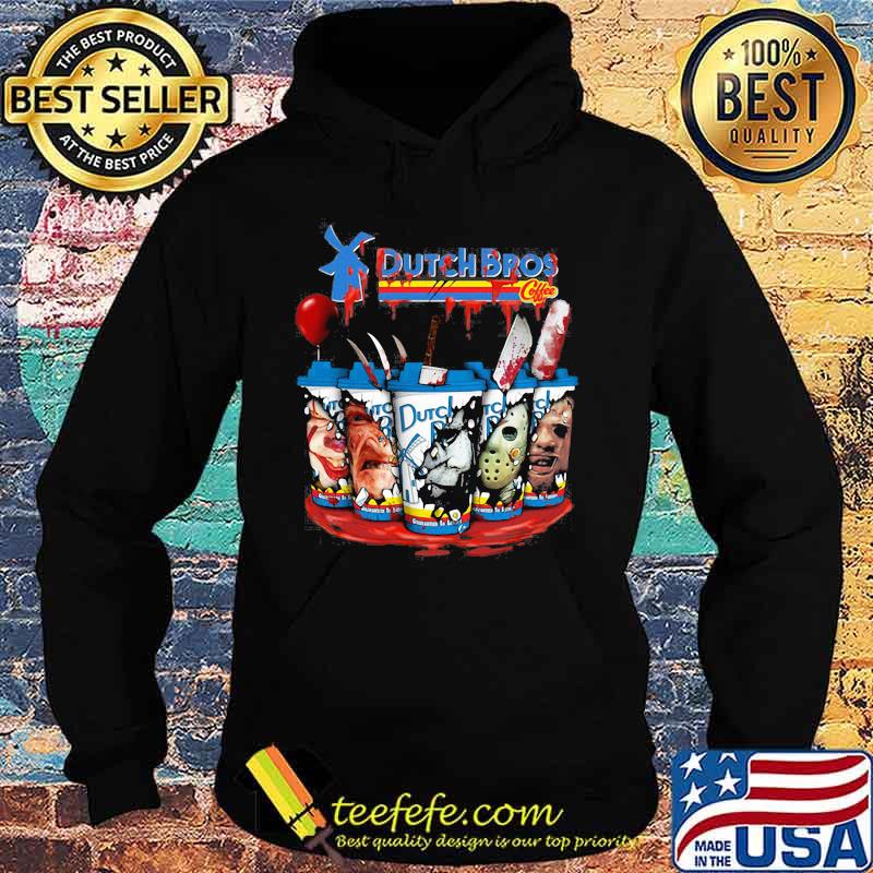 Halloween horror characters dutch bros coffee s Hoodie Halloween horror characters dutch bros coffee s Hoodie