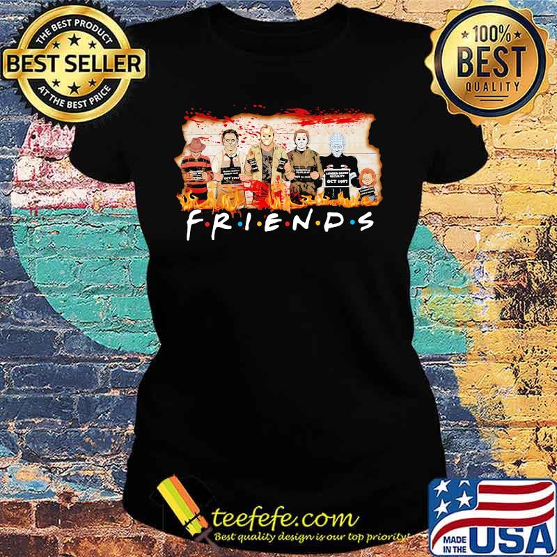 Halloween horror characters friends blood s Ladies tee Halloween horror characters friends blood s Ladies tee