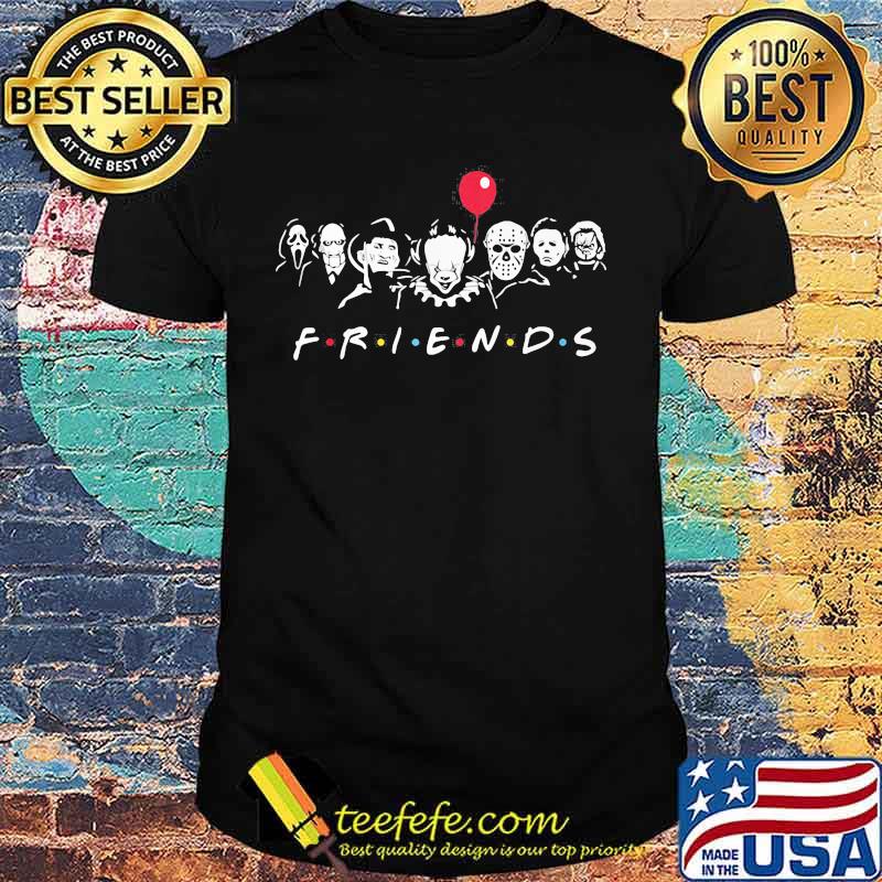 Halloween horror characters friends shirt Halloween horror characters friends shirt