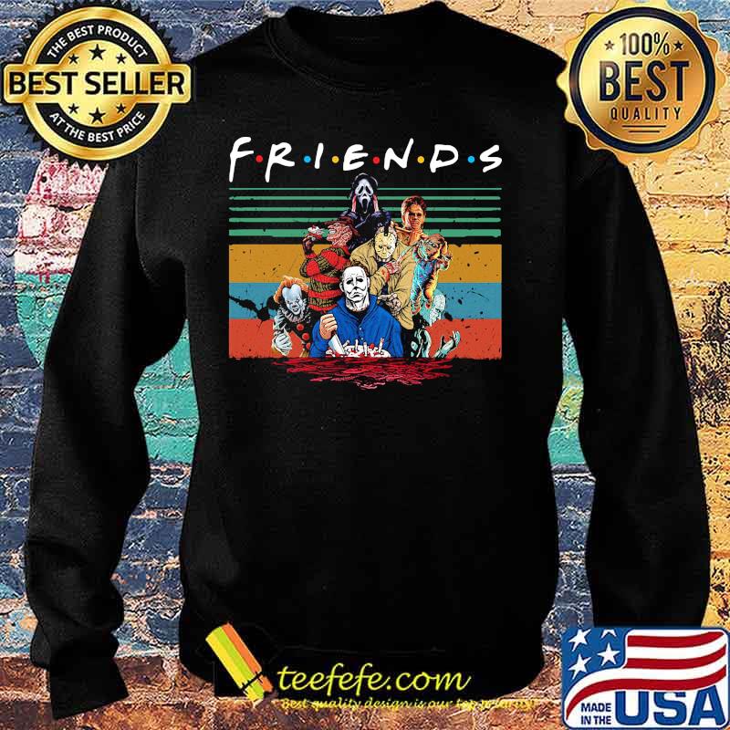 Halloween horror characters friends vintage retro s Sweater Halloween horror characters friends vintage retro s Sweater