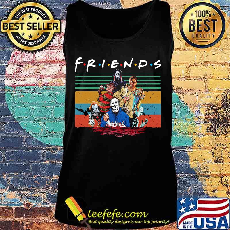 Halloween horror characters friends vintage retro s Tank top Halloween horror characters friends vintage retro s Tank top