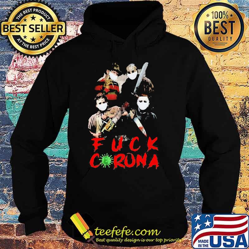 Halloween horror characters fuck coronavirus s Hoodie Halloween horror characters fuck coronavirus s Hoodie