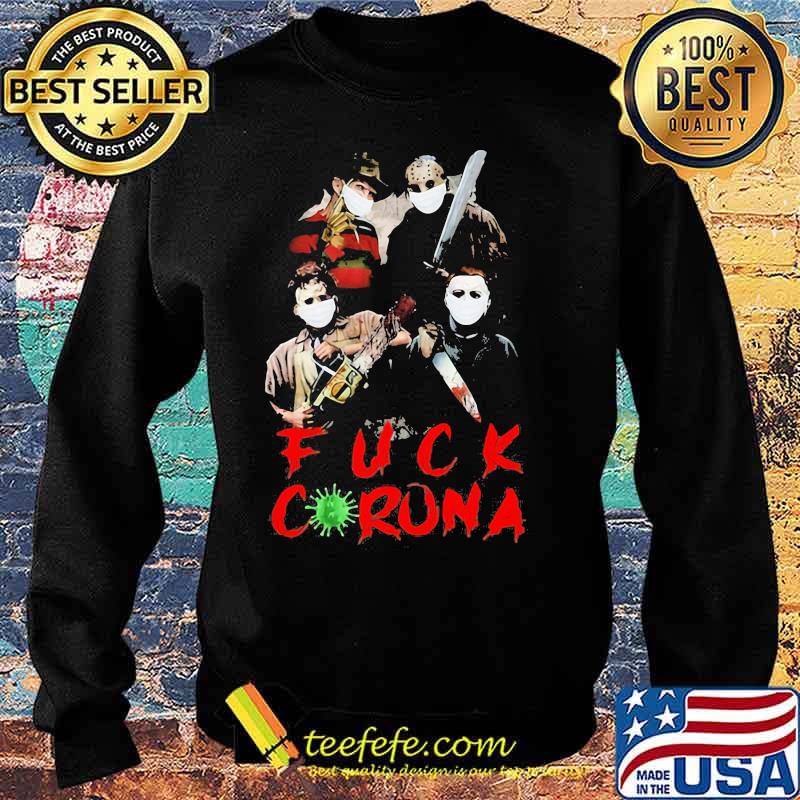 Halloween horror characters fuck coronavirus s Sweater Halloween horror characters fuck coronavirus s Sweater