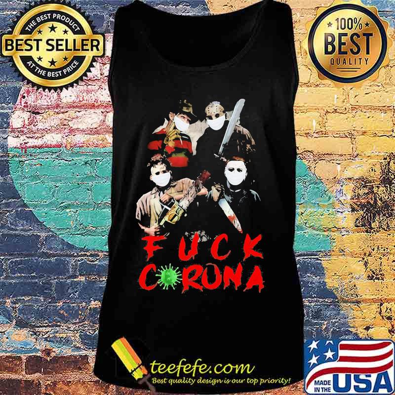 Halloween horror characters fuck coronavirus s Tank top Halloween horror characters fuck coronavirus s Tank top