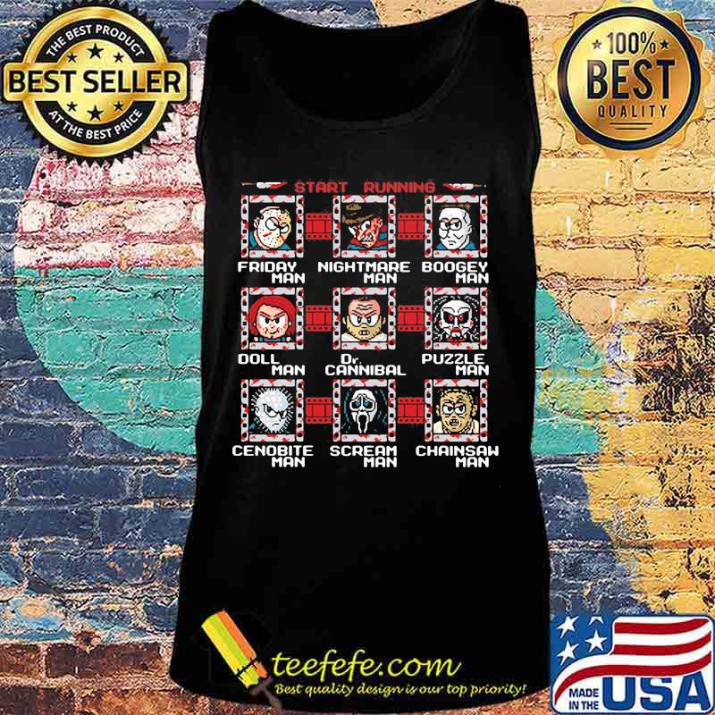 Halloween horror characters game start running s Tank top Halloween horror characters game start running s Tank top