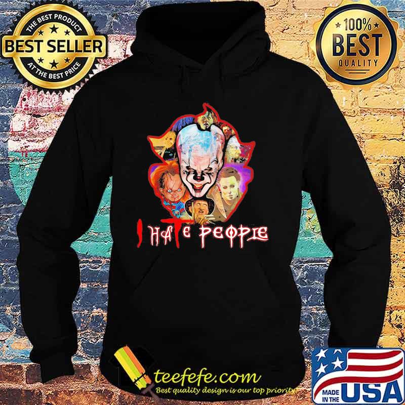 Halloween horror characters i hate people s Hoodie Halloween horror characters i hate people s Hoodie