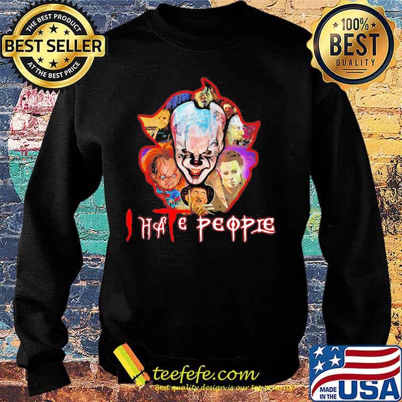 Halloween horror characters i hate people s Sweater Halloween horror characters i hate people s Sweater