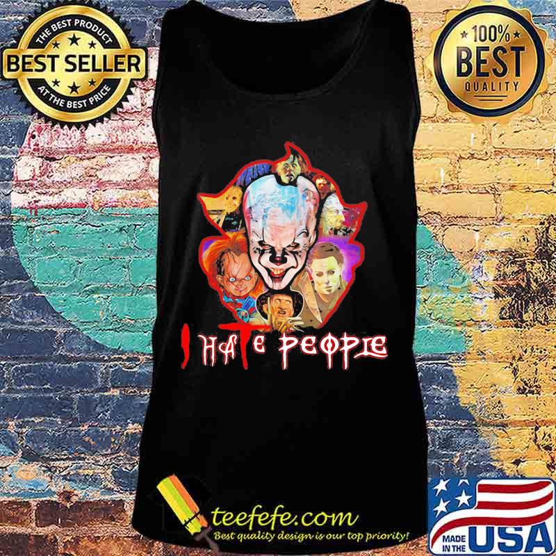 Halloween horror characters i hate people s Tank top Halloween horror characters i hate people s Tank top