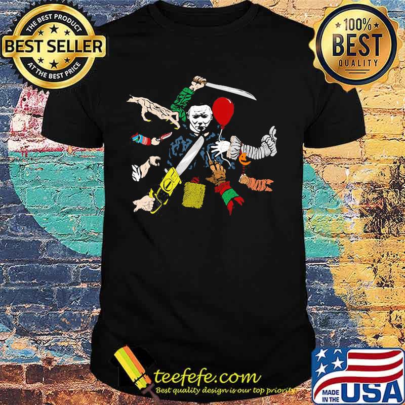 Halloween horror characters kill balloon shirt Halloween horror characters kill balloon shirt