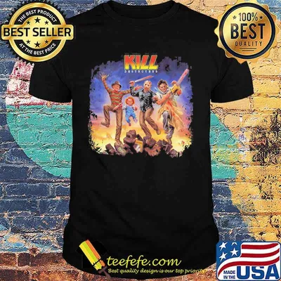 Halloween horror characters kiss destroyers shirt
