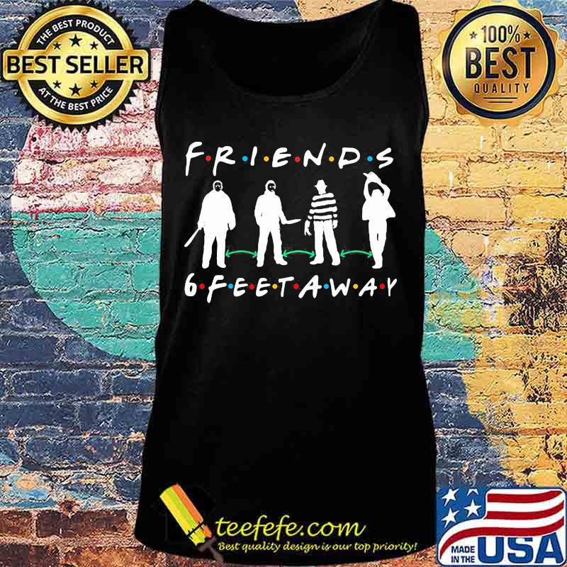 Halloween horror characters mask friends 6 feet away s Tank top Halloween horror characters mask friends 6 feet away s Tank top