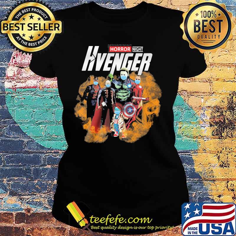 Halloween horror characters mask night hvenger s Ladies tee Halloween horror characters mask night hvenger s Ladies tee