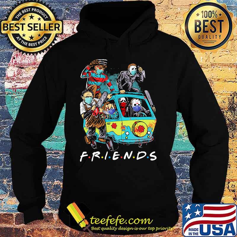 Halloween horror characters riding bus friends s Hoodie Halloween horror characters riding bus friends s Hoodie
