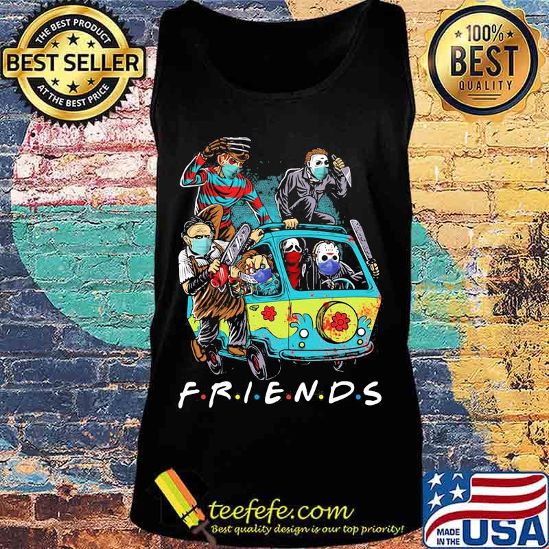 Halloween horror characters riding bus friends s Tank top Halloween horror characters riding bus friends s Tank top