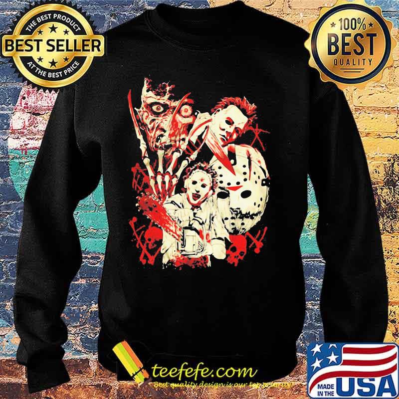 Halloween horror characters skulls s Sweater Halloween horror characters skulls s Sweater