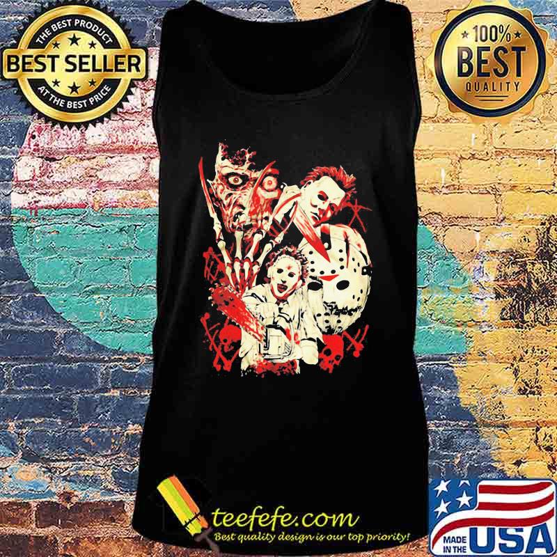 Halloween horror characters skulls s Tank top Halloween horror characters skulls s Tank top