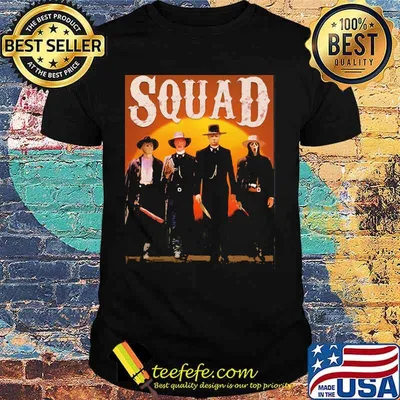 Halloween horror characters squad shirt