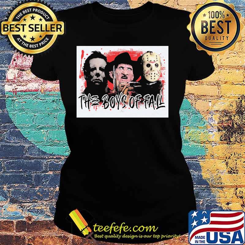Halloween horror characters the boys of fall s Ladies tee Halloween horror characters the boys of fall s Ladies tee