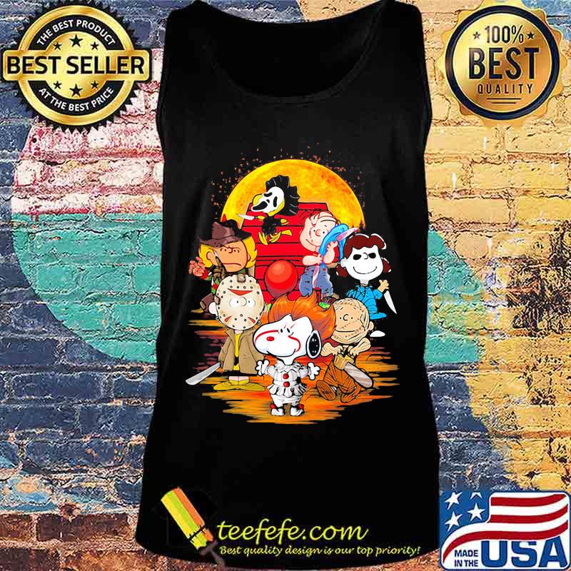 Halloween horror characters the peanuts moon s Tank top Halloween horror characters the peanuts moon s Tank top