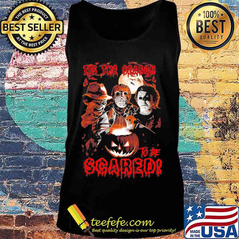 Halloween horror characters tis the season to be scared s Tank top Halloween horror characters tis the season to be scared s Tank top