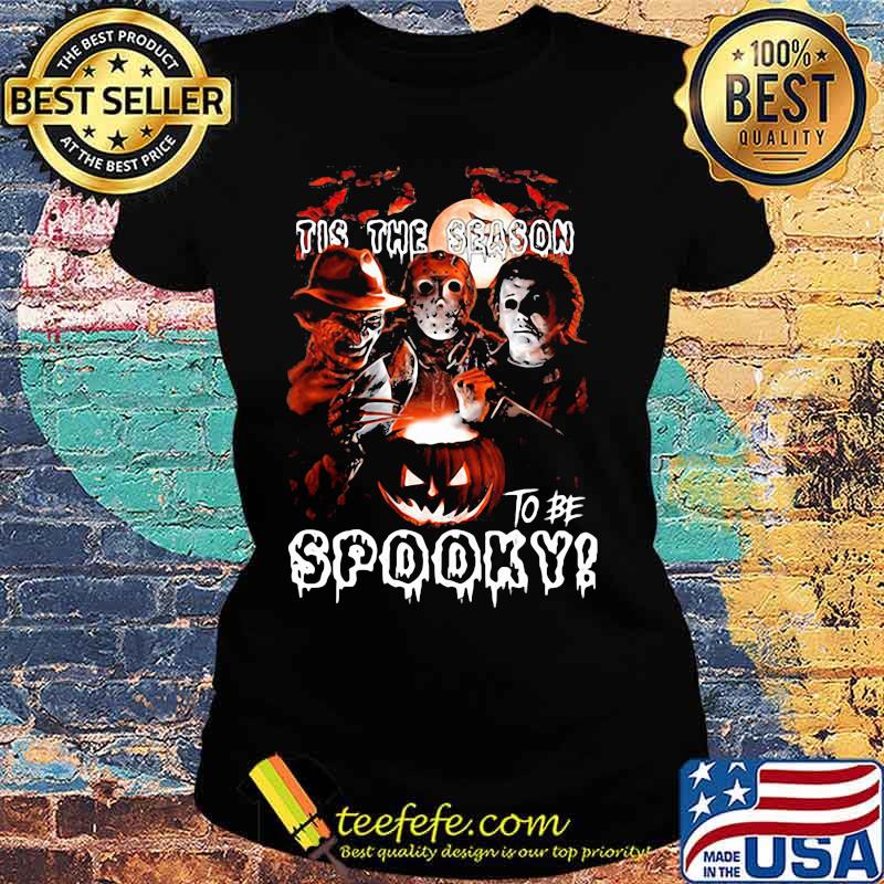 Halloween horror characters tis the season to be spooky s Ladies tee Halloween horror characters tis the season to be spooky s Ladies tee
