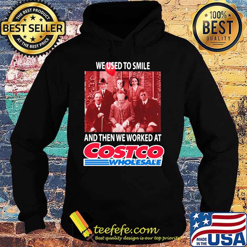 Halloween horror characters we used to smile and then we worked at costco wholesale s Hoodie Halloween horror characters we used to smile and then we worked at costco wholesale s Hoodie