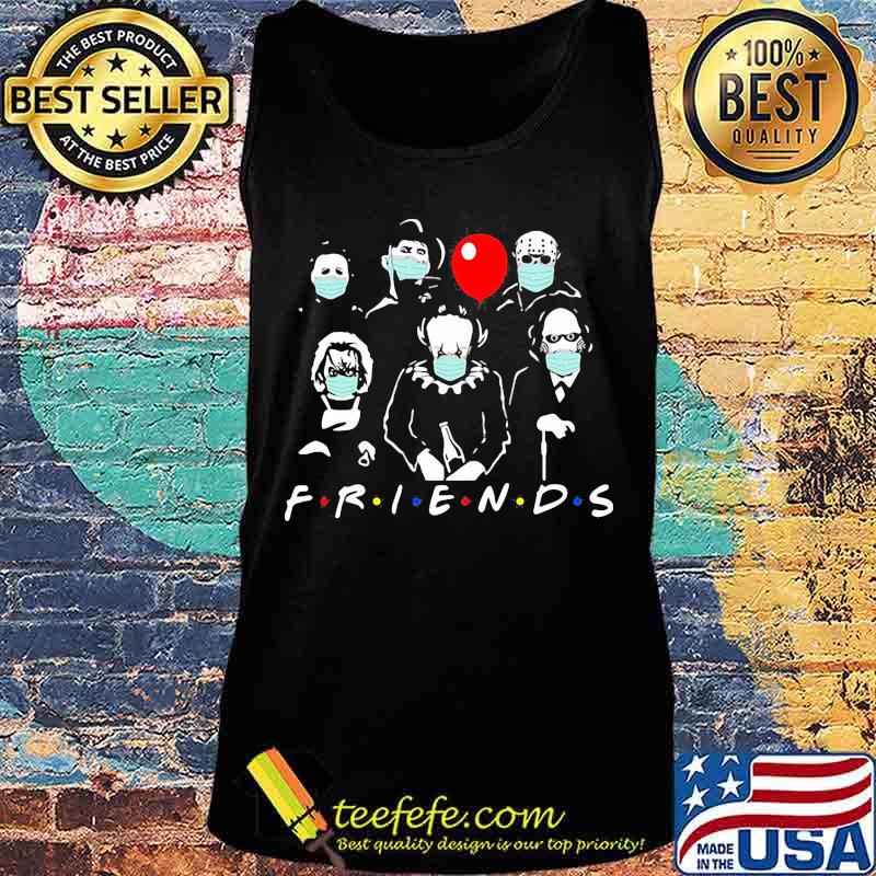 Halloween horror characters wear mask friends s Tank top Halloween horror characters wear mask friends s Tank top