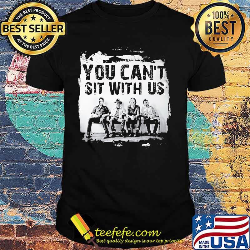 Halloween horror characters you can't sit with us shirt