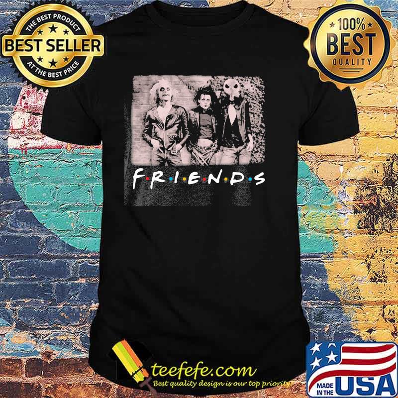 Halloween horror kiss band friends shirt