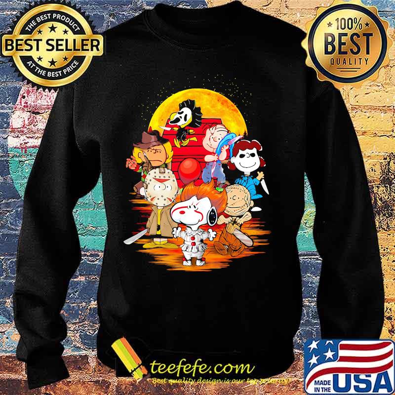 Halloween horror the peanuts characters s Sweater Halloween horror the peanuts characters s Sweater